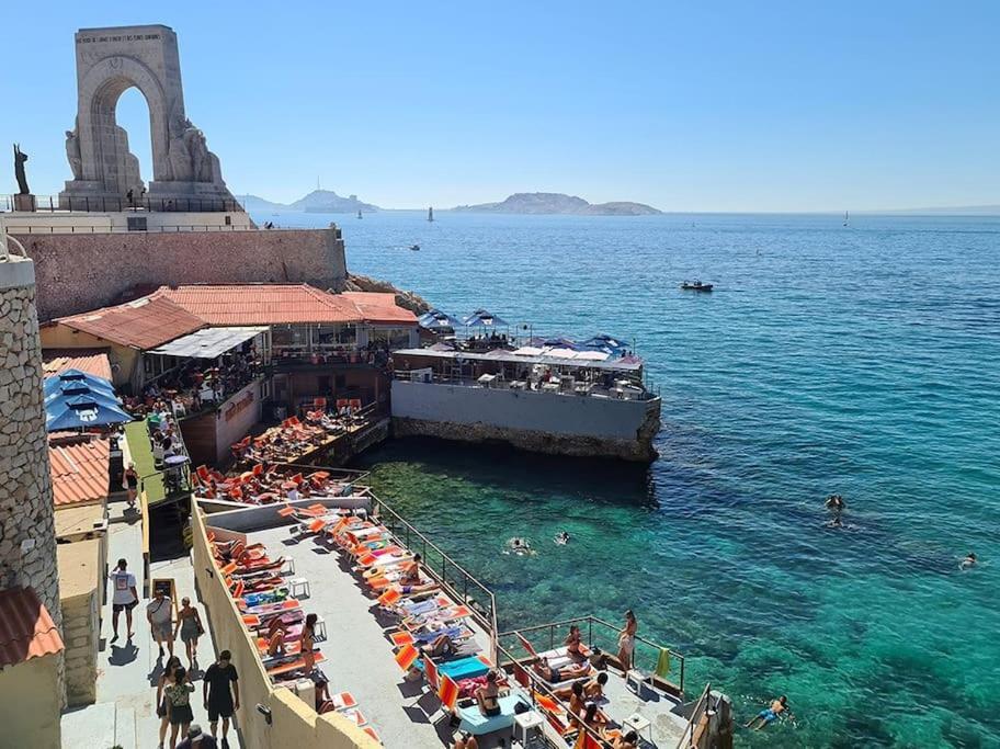 Grand Large Sur La Corniche Marseille Par Conciergerie By Sam Apartment Exterior foto