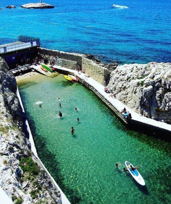 Grand Large Sur La Corniche Marseille Par Conciergerie By Sam Apartment Exterior foto