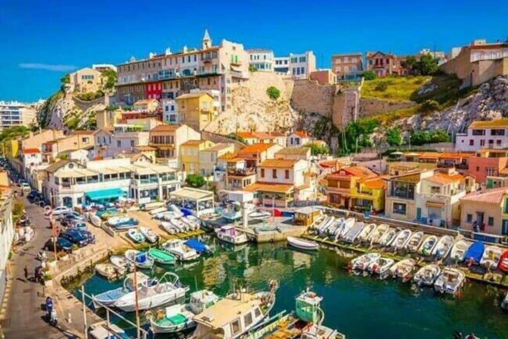 Grand Large Sur La Corniche Marseille Par Conciergerie By Sam Apartment Exterior foto